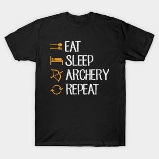 Eat sleep archery repeat T-Shirt